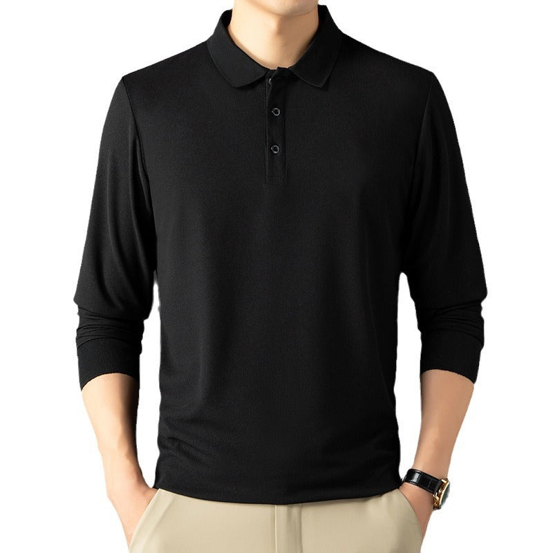 Herren atmungsaktives Piqué Poloshirt mit eleganter Knopfleiste Aliams