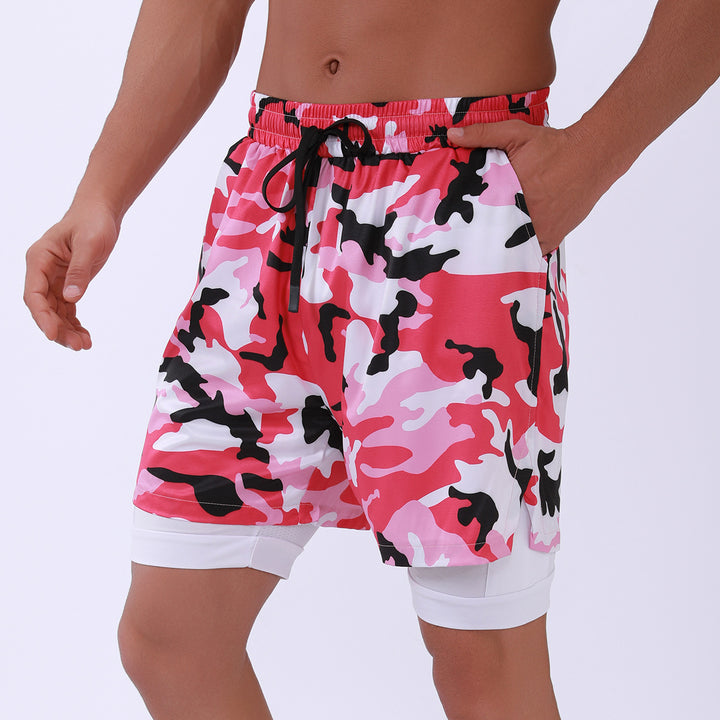 Herren Sportliche Badeshorts mit integriertem Inneren und elastischem Bund Aliams