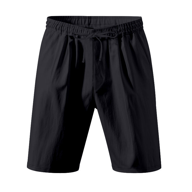 Herren praktische Sport-Shorts mit elastischem Bund und verstellbarem Kordelzug Aliams