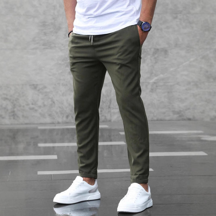 Herren elegante Chino-Hosen Aliams