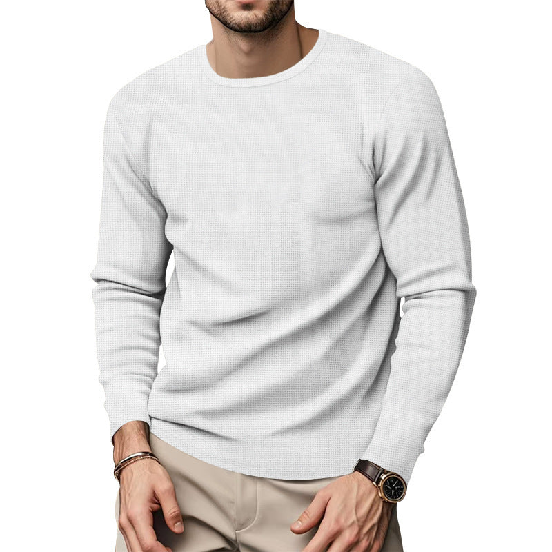 Herren Rundhals Pullover mit strukturiertem Design und modischem Schnitt Aliams