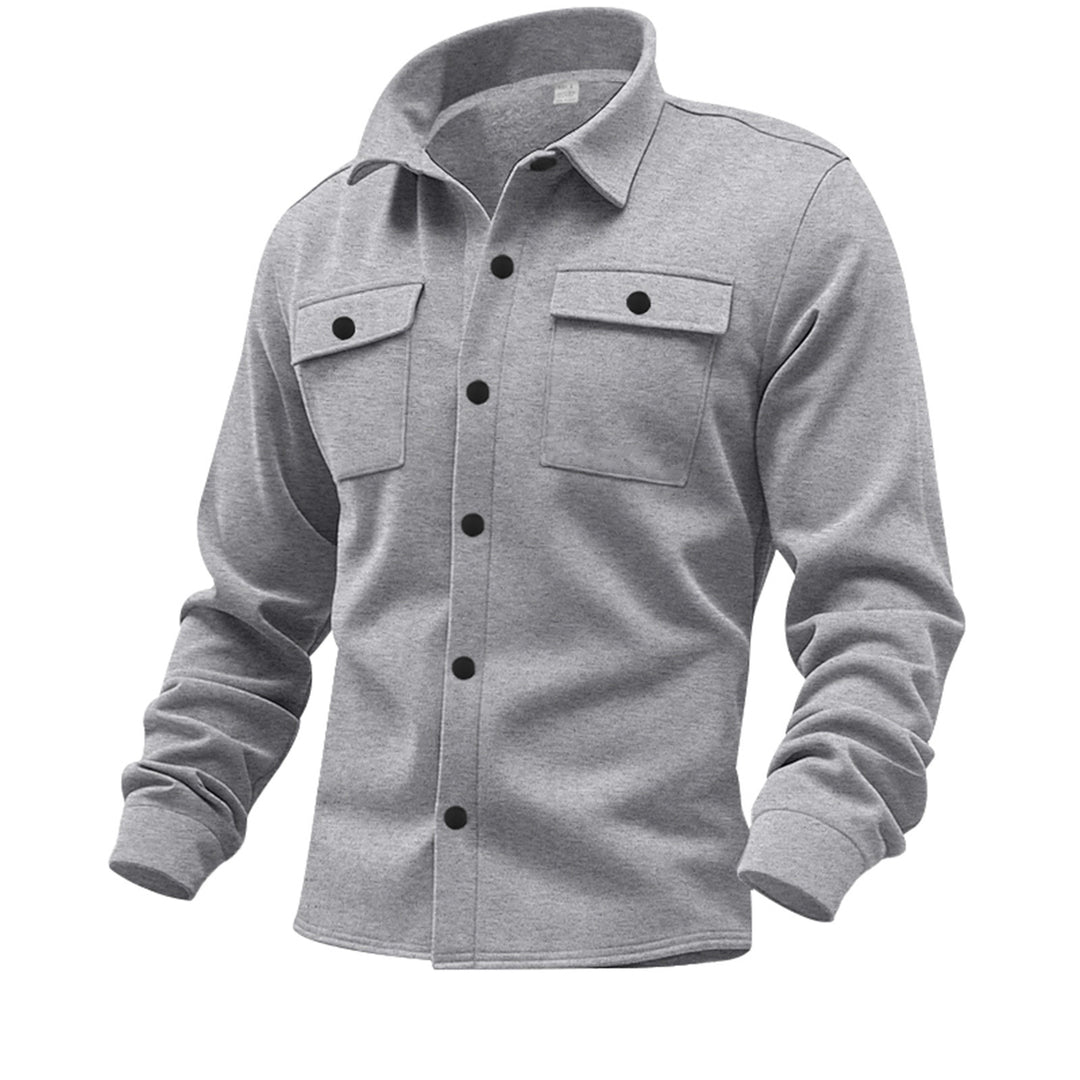 Herren Utility-Hemd mit aufgesetzten Taschen und modernem Design Aliams