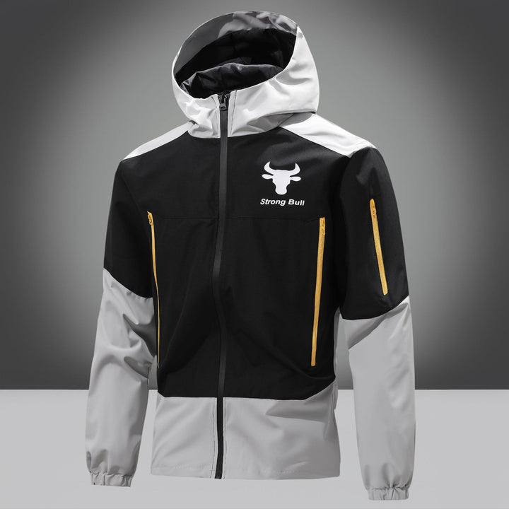 Herren Funktionsjacke mit atmungsaktivem Material und praktischen Taschen Aliams