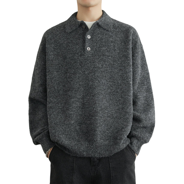 Herren Pullover mit modernem Kragen Aliams