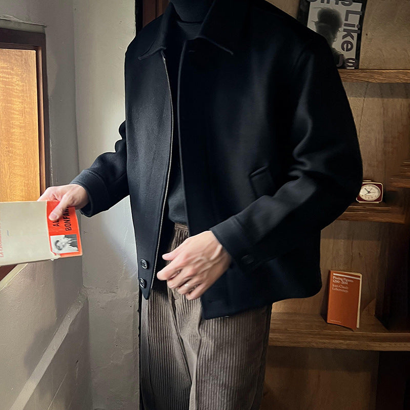 Herren stylische Casual-Jacke mit praktischem Schnitt und Taschen Aliams