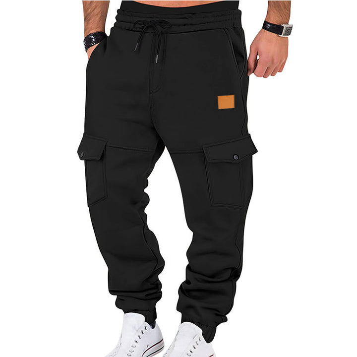Herren Cargo-Jogginghose mit elastischem Bund und praktischen Taschen Aliams