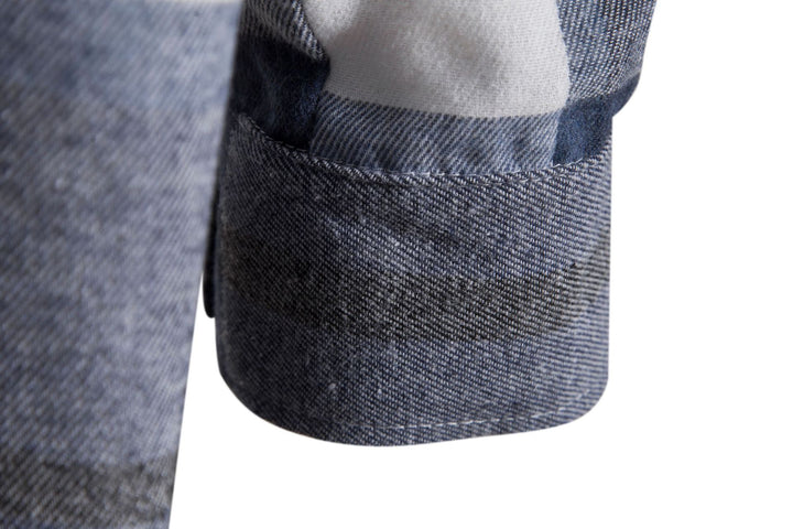 Herren Karo-Hemd mit Kapuze und praktischem Schnitt Aliams