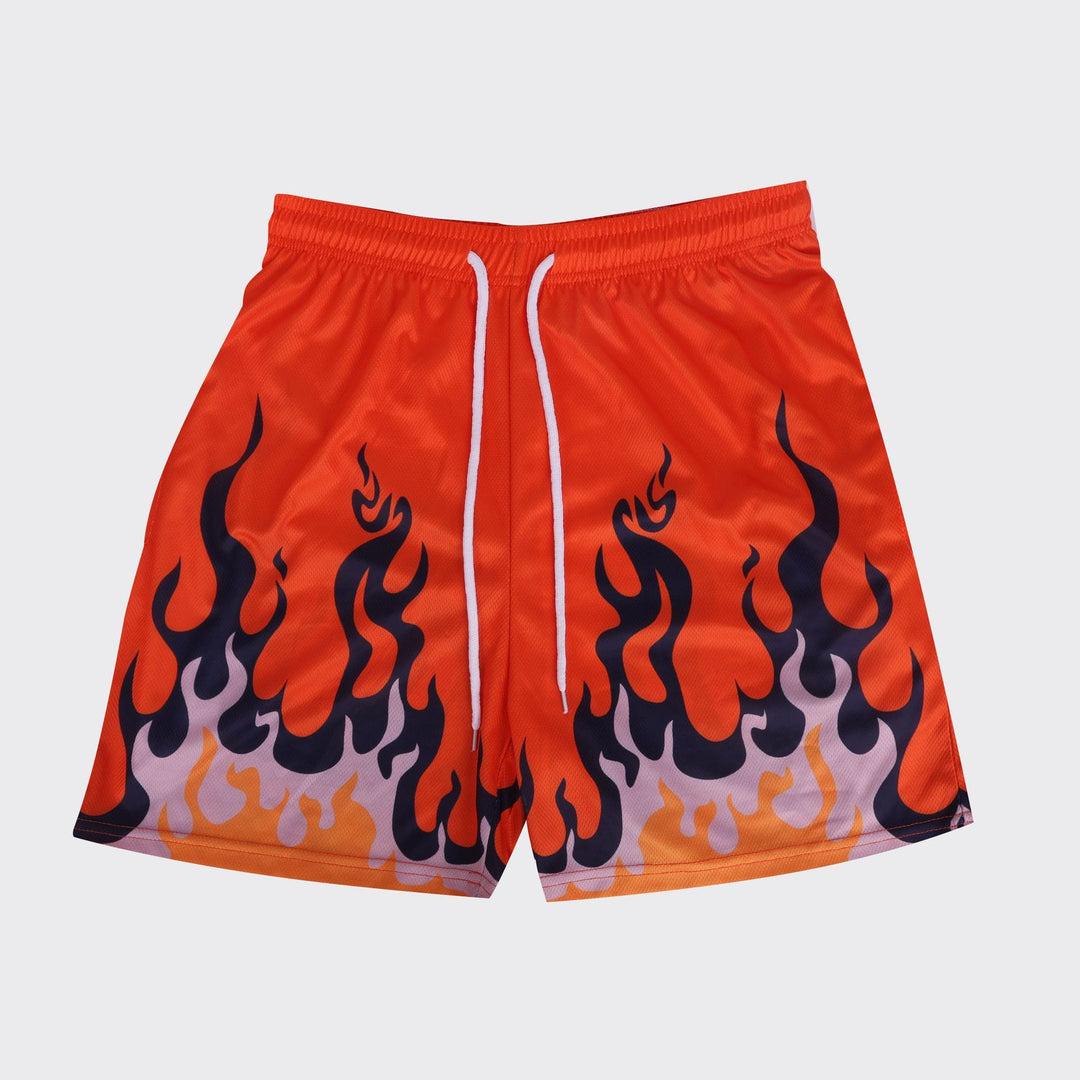 Herren Schwimmshorts mit Flammendetails Aliams