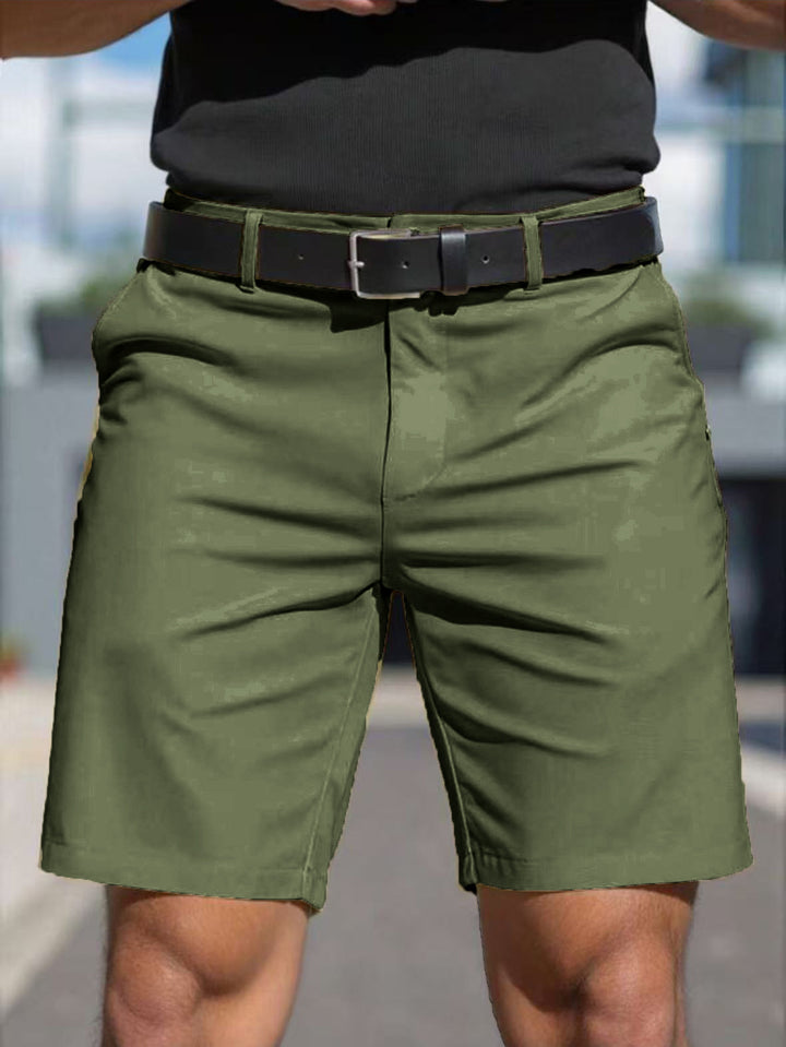 Herren multifunktionale kurze Hose mit elastischem Bund und praktischen Seitentaschen Aliams