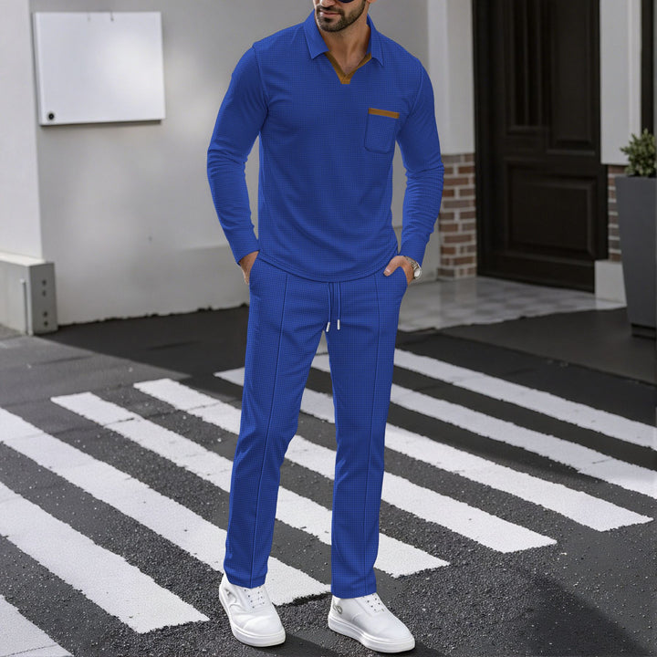 Herren Kombi-Outfit mit Poloshirt und Jogginghose Aliams