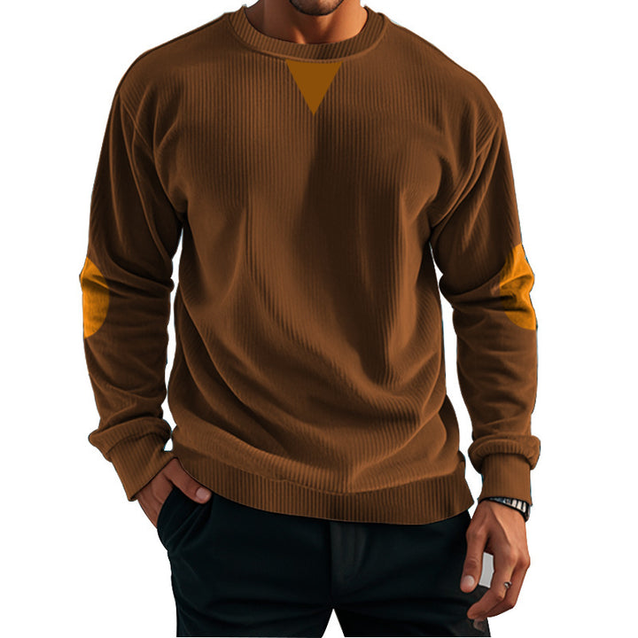 Herren eleganter Strickpullover mit modernen Akzenten Aliams