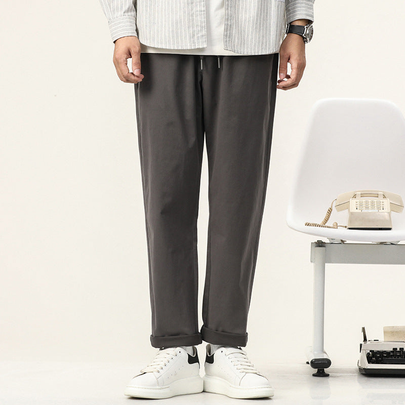 Herren Komfortable Chinohose mit Bequemlichem Schnitt Aliams