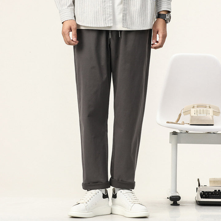 Herren Komfortable Chinohose mit Bequemlichem Schnitt Aliams