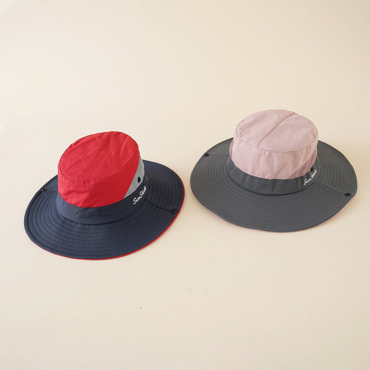 Damen Sonnenschutz-Hut mit Verstellbarem Kinnband und Atmungsaktiver Netzstruktur Aliams