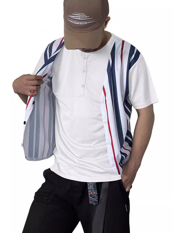 Herren Sportliches Hemd mit vielseitiger Weste Aliams