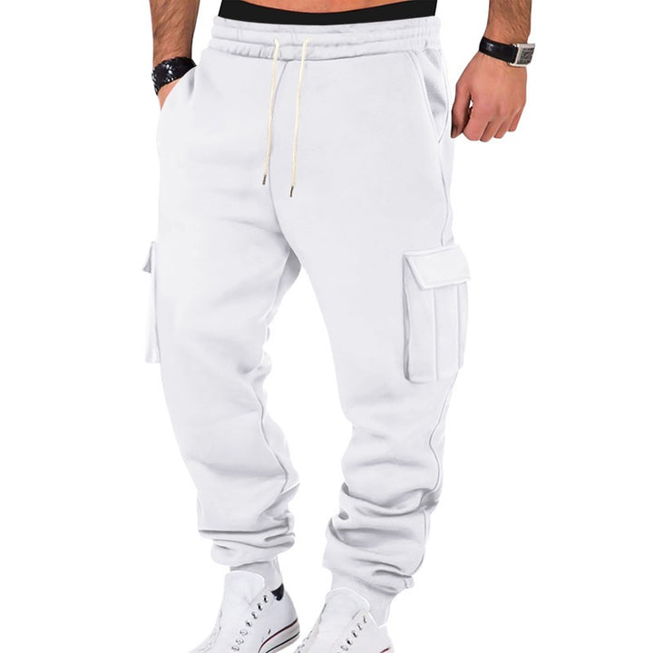 Herren Cargo-Sweatpants mit funktionalen Taschen Aliams