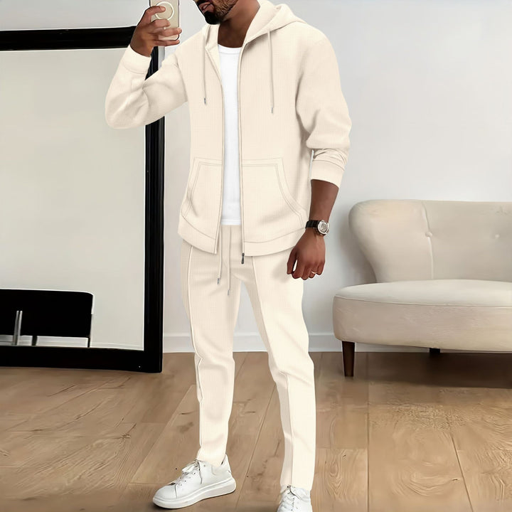 Herren sportliches Jacken- und Hosen-Set Aliams