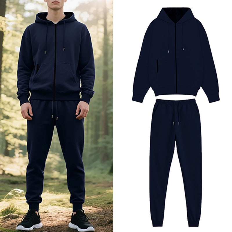 Herren Sportanzug mit stylischem Kapuzenpullover und bequemen Jogginghosen Aliams
