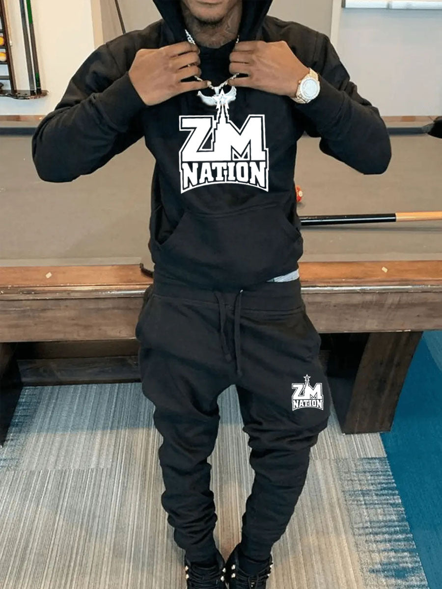 Herren Hoodie- und Jogginghose-Set mit hochwertigem und bequemen Material Aliams