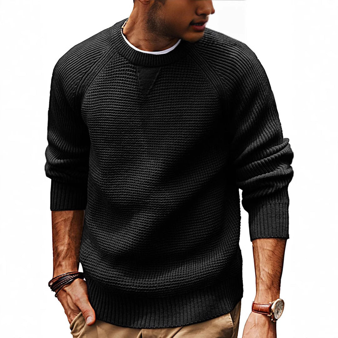 Herren strukturiertes Pullover mit lässigem Schnitt Aliams