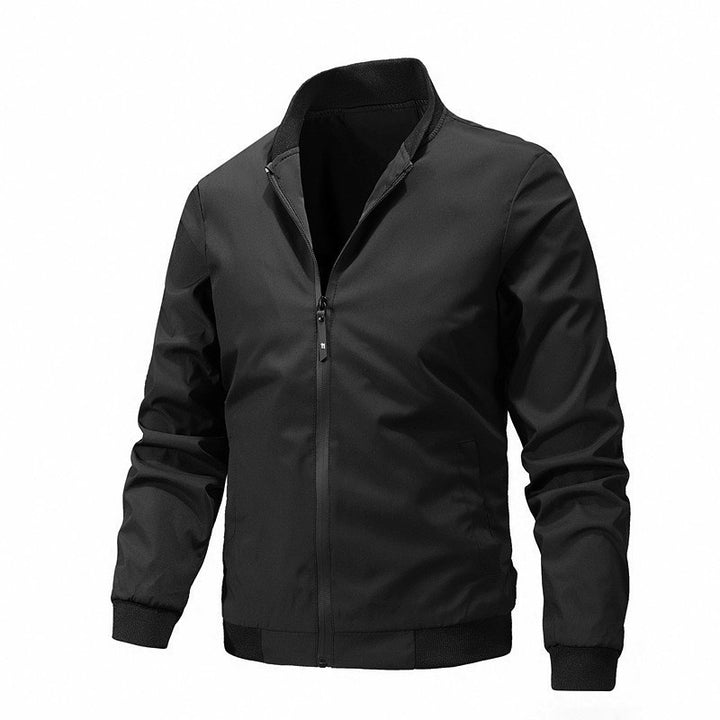 Herren stylische Übergangsjacke mit elastischen Ärmelbündchen und atmungsaktiven Materialien Aliams