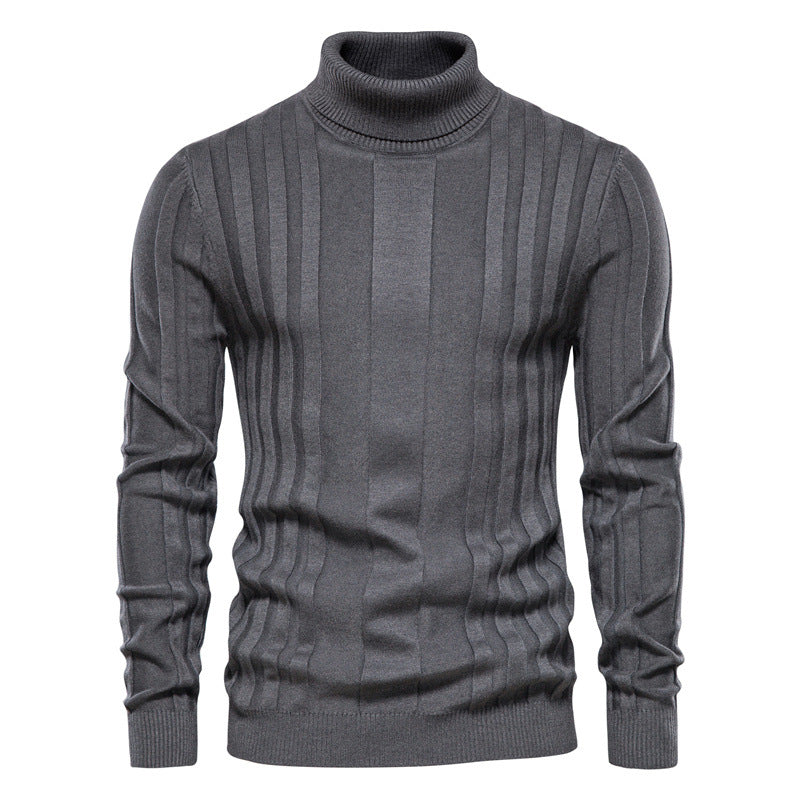 Herren Stehkragen Pullover Aliams
