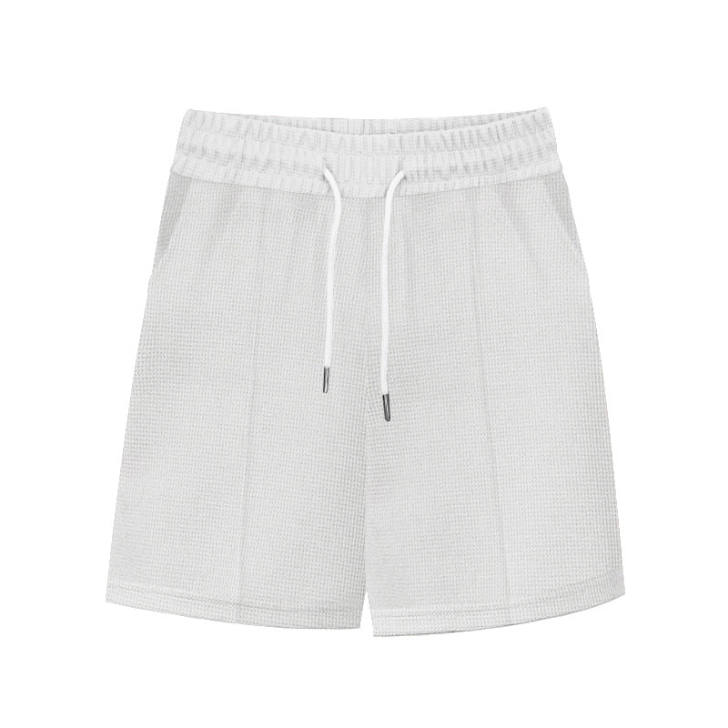 Herren atmungsaktive Fitness-Shorts mit elastischem Bund und Seitentaschen Aliams