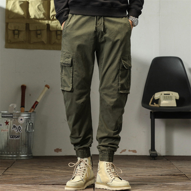 Herren Cargo-Jogginghose mit elastischem Bund und praktischen Seitentaschen Aliams