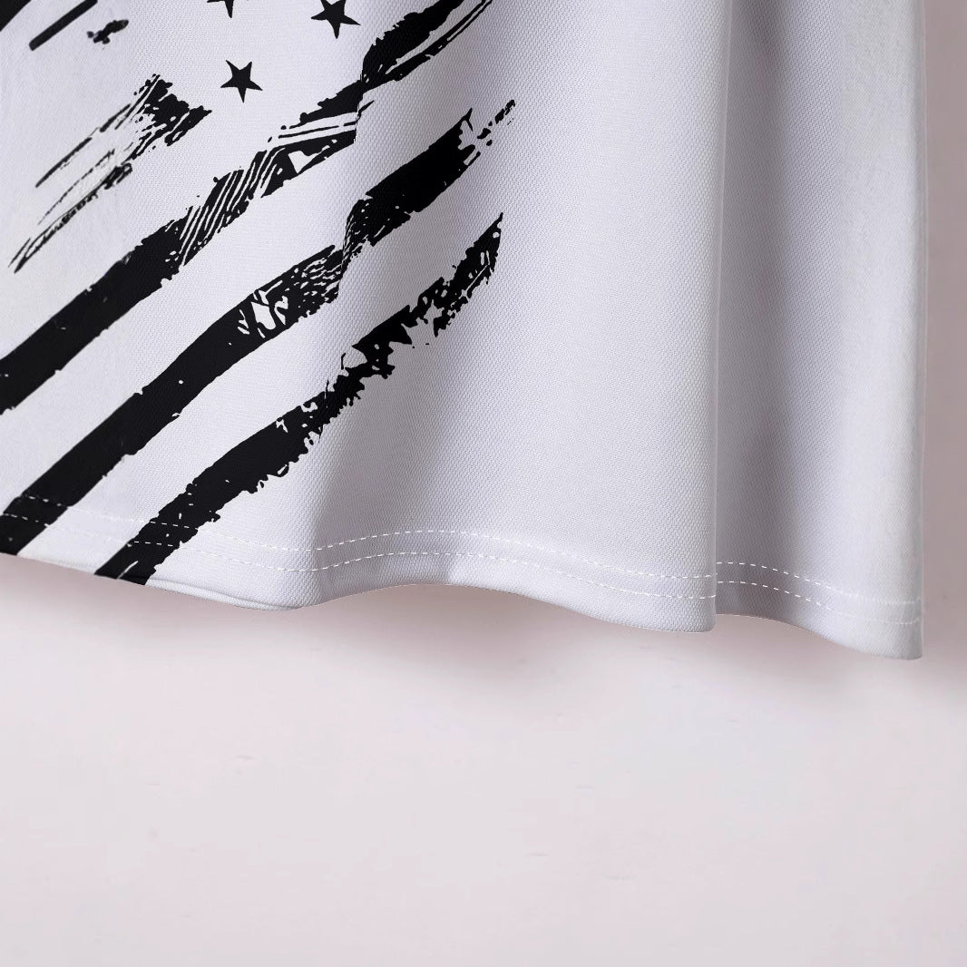 Herren Poloshirt mit patriotischem Print Aliams