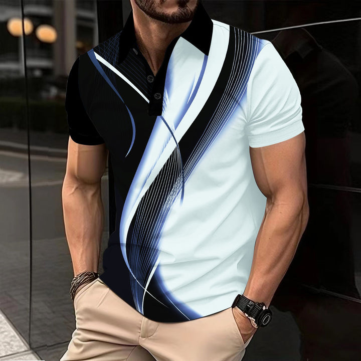 Herren Sportliches Poloshirt Aliams