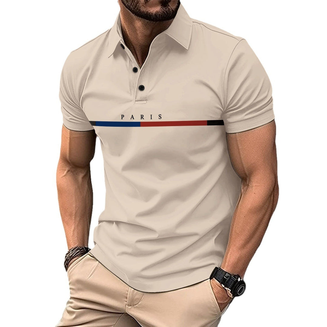Herren Freizeit Polo Shirt Aliams