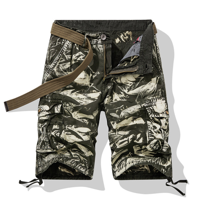Herren Cargo-Shorts mit innovativem Taschendesign und elastischem Bund Aliams