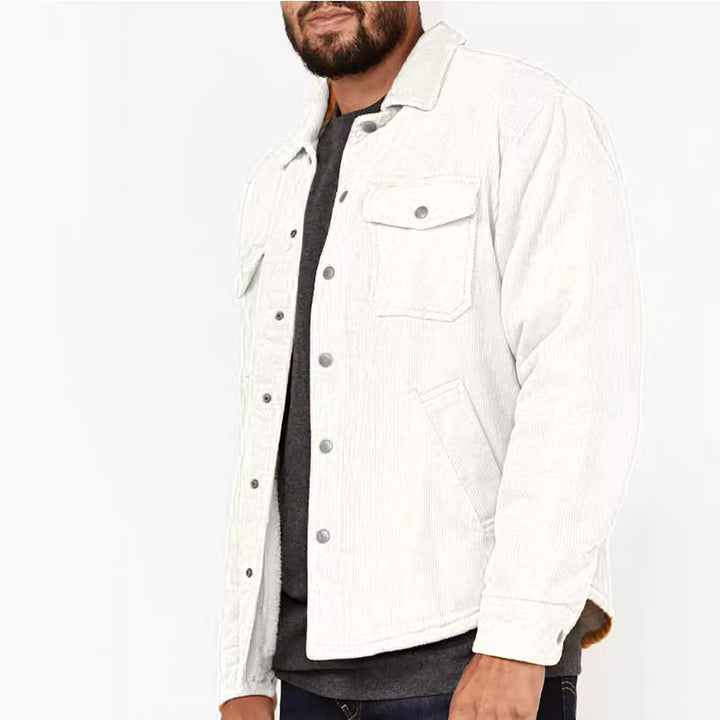 Herren Cordjacke mit utilitaristischen Details Aliams