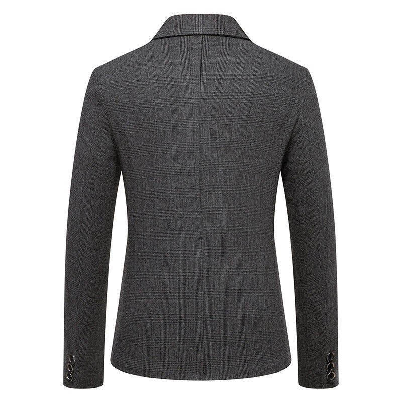 Herren eleganter Blazer im Herringbone-Design Aliams