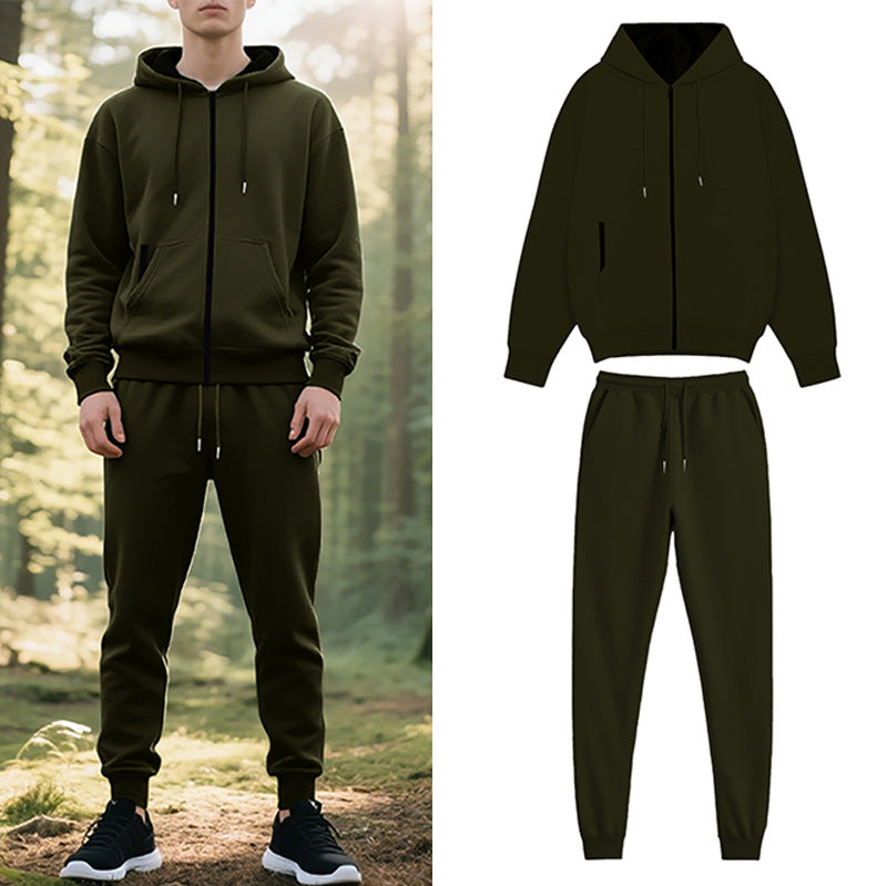 Herren Sportanzug mit stylischem Kapuzenpullover und bequemen Jogginghosen Aliams