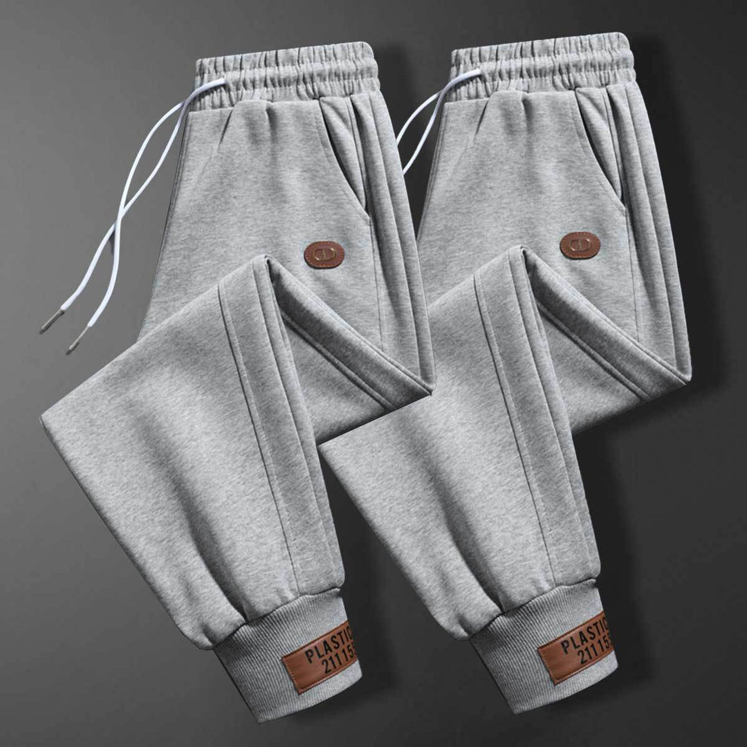 Herren bequeme Sweatpants mit verstellbarem Bund und praktischen Taschen Aliams