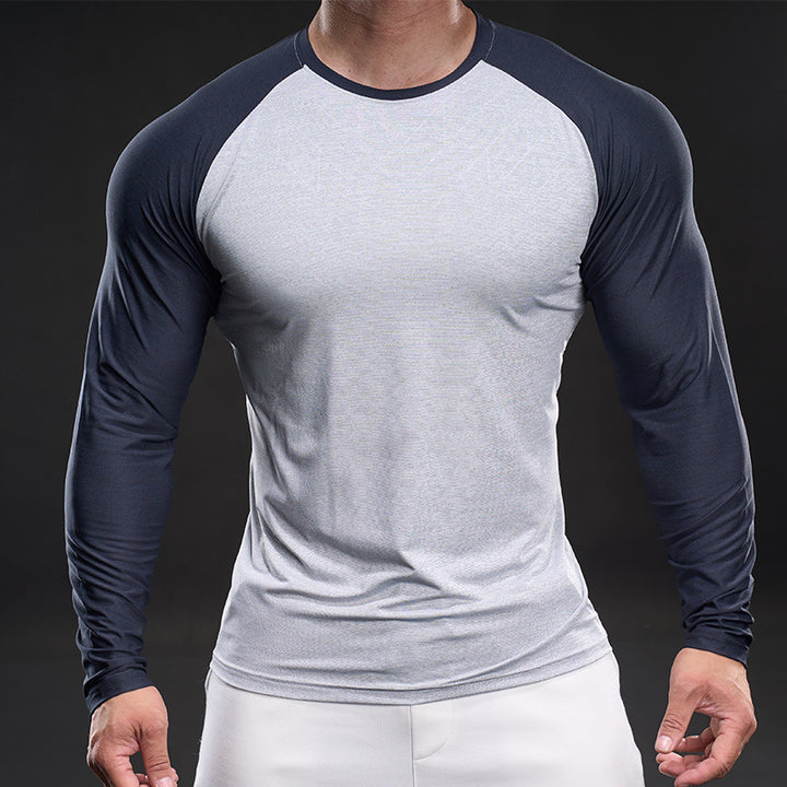 Herren sportliches Funktionsshirt mit langen Ärmeln Aliams