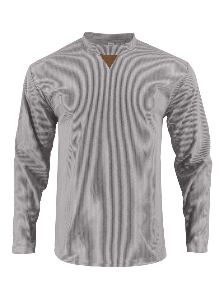 Herren Sportliches Langarmshirt mit innovativem Strukturdesign Aliams