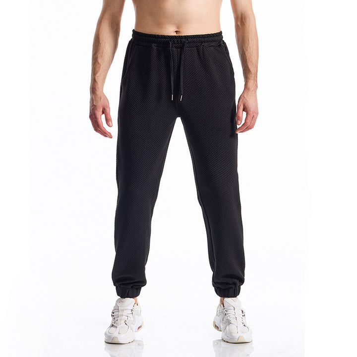 Herren bequeme Sporthose mit elastischem Bund und modernen Seitentaschen Aliams