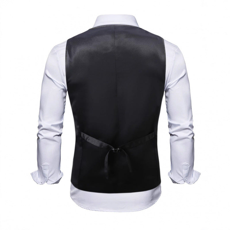 Herren Glamouröse Pailletten-Weste Aliams