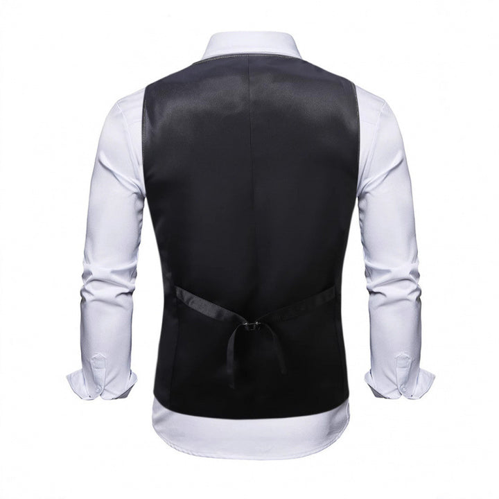 Herren Glamouröse Pailletten-Weste Aliams