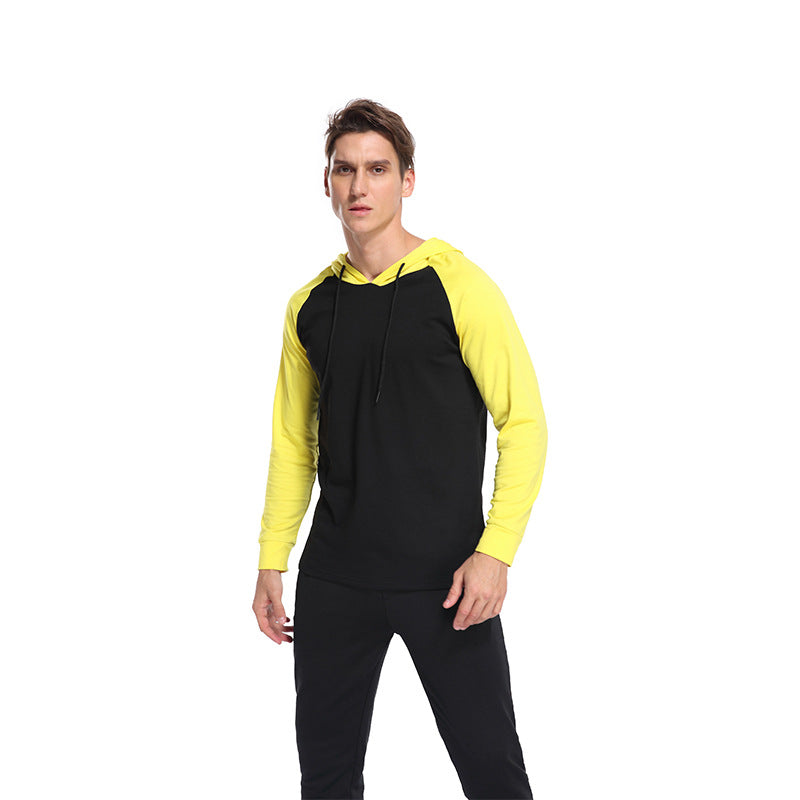 Herren Kapuzenpullover mit kontrastierenden Ärmeln Aliams