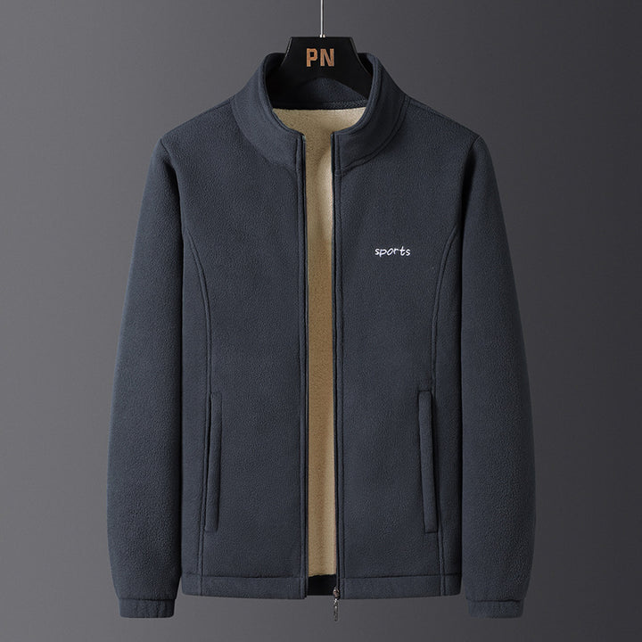 Herren Fleecejacke mit kuscheligem Innenfutter Aliams