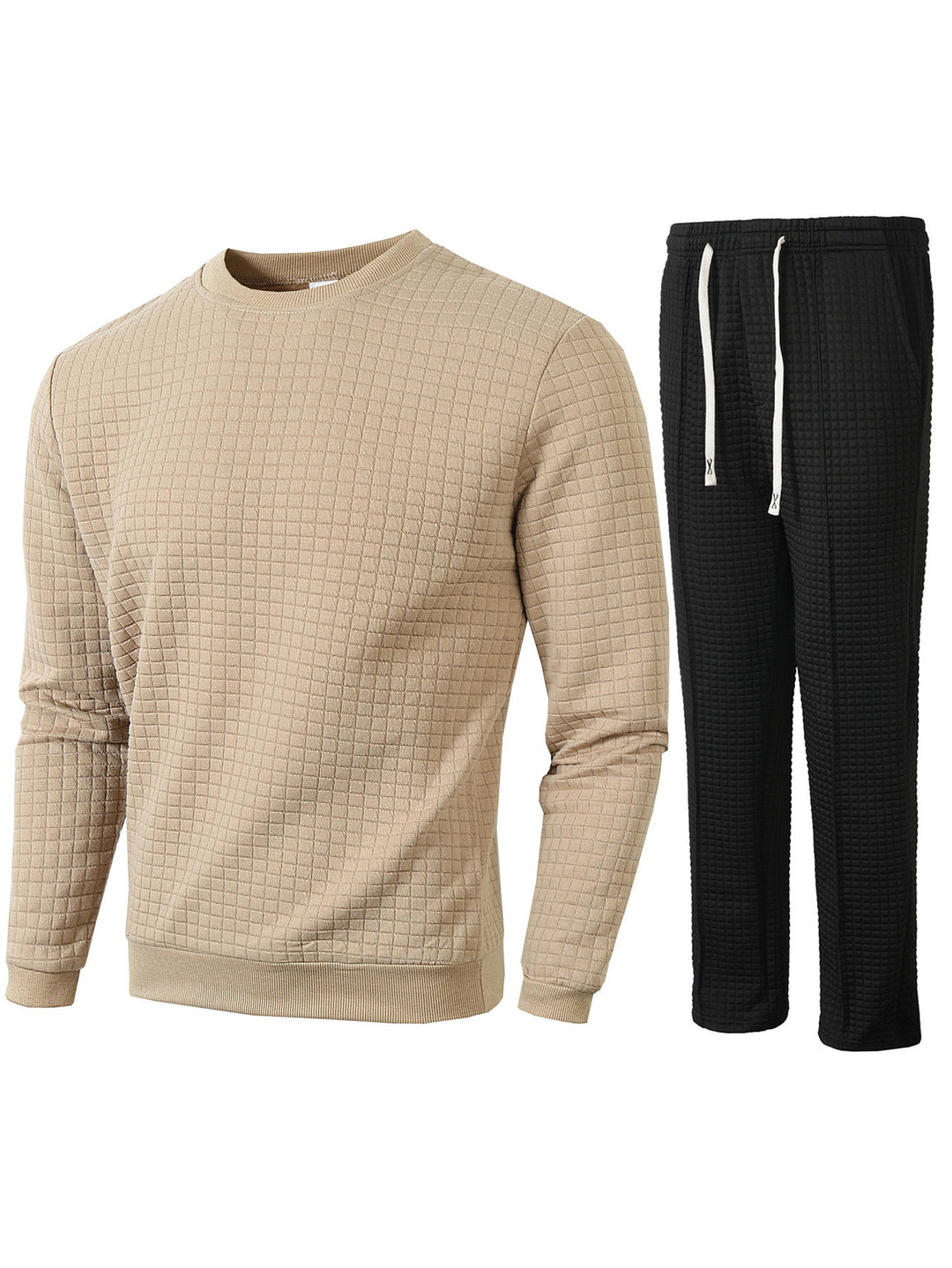 Herren gemütliches Sweatshirt und Jogginghose Set Aliams