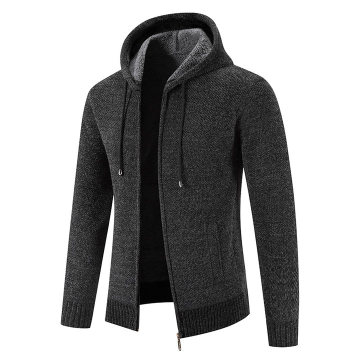 Herren Kapuzenjacke mit weichem Innenfutter und innovativem Design Aliams