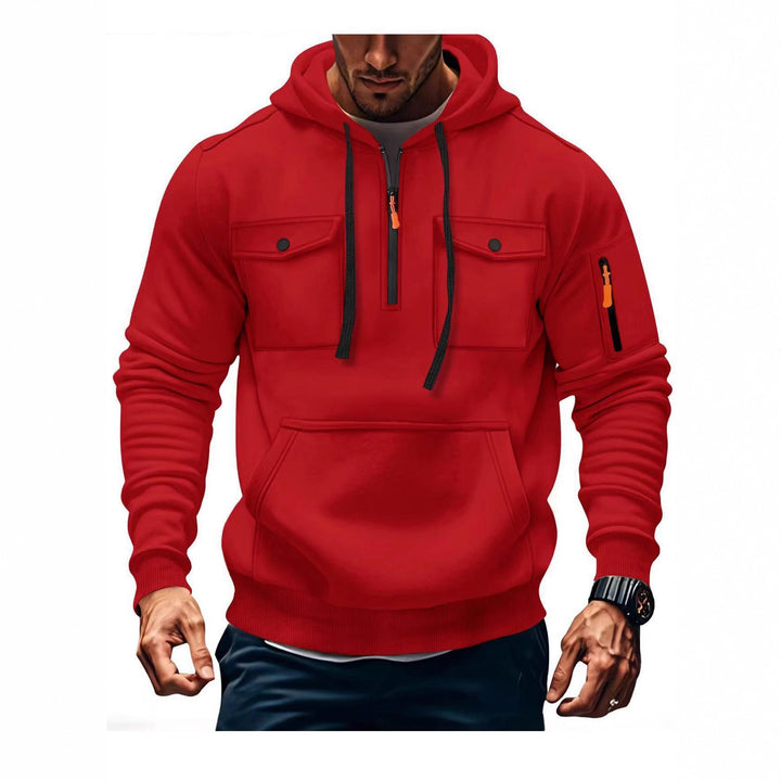 Herren Funktions Hoodie mit praktischen Taschen Aliams