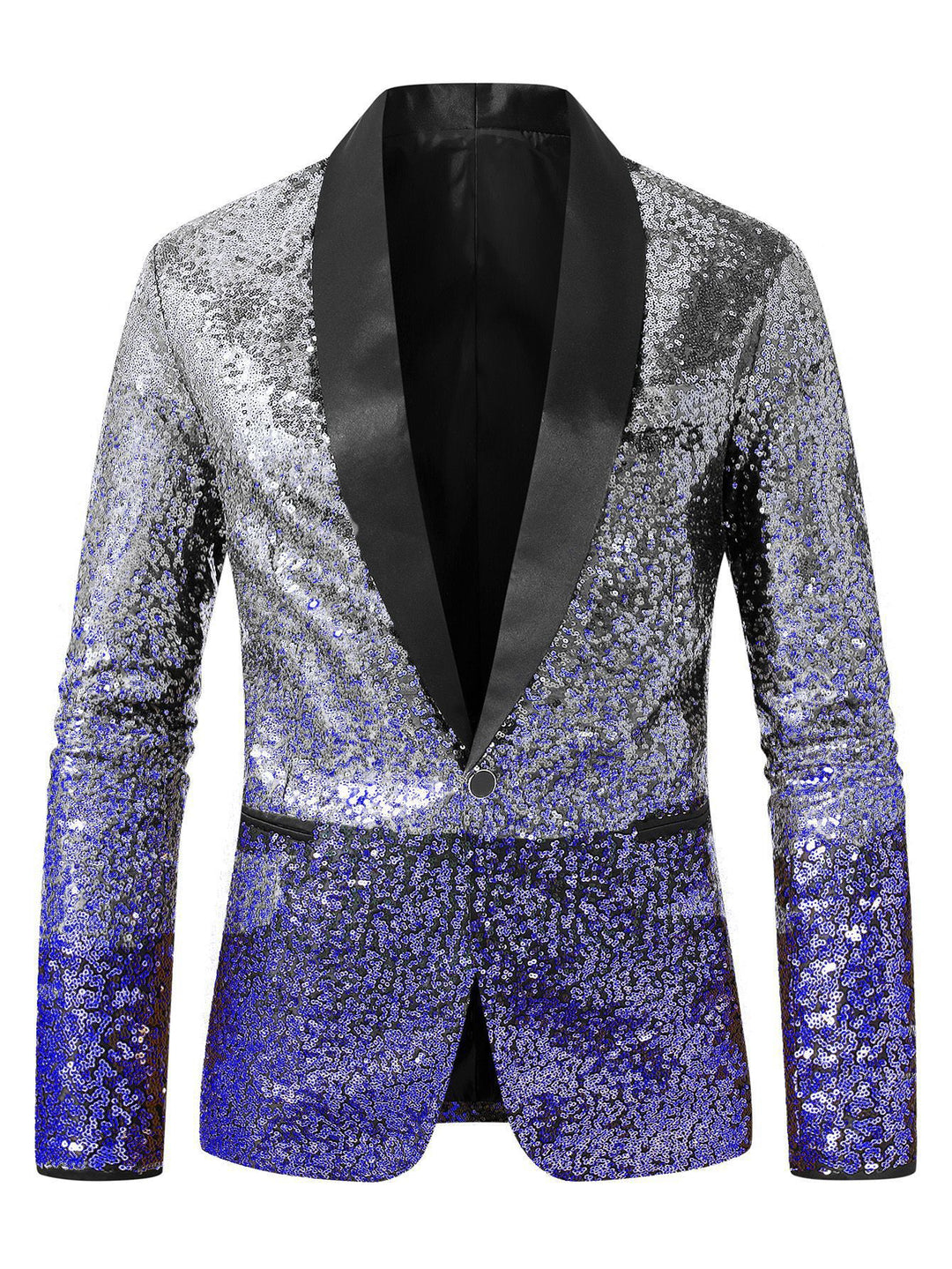 Herren glitzernder Paillettenblazer Aliams