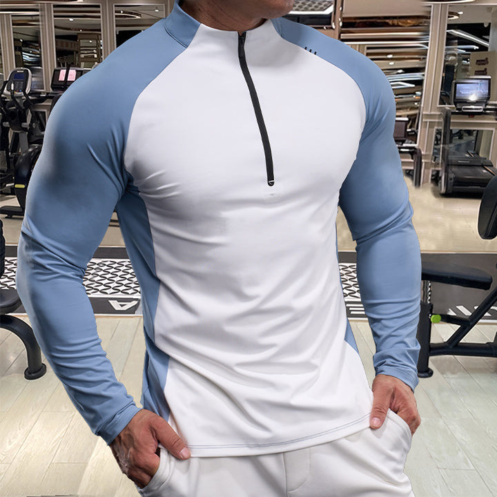 Herren Funktionsshirt mit Half-Zip und Raglanärmeln Aliams