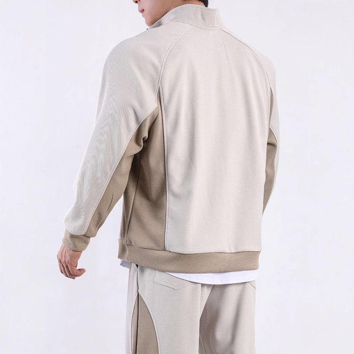 Herren Funktionspullover mit halbem Reißverschluss und atmungsaktiven Einsätzen Aliams