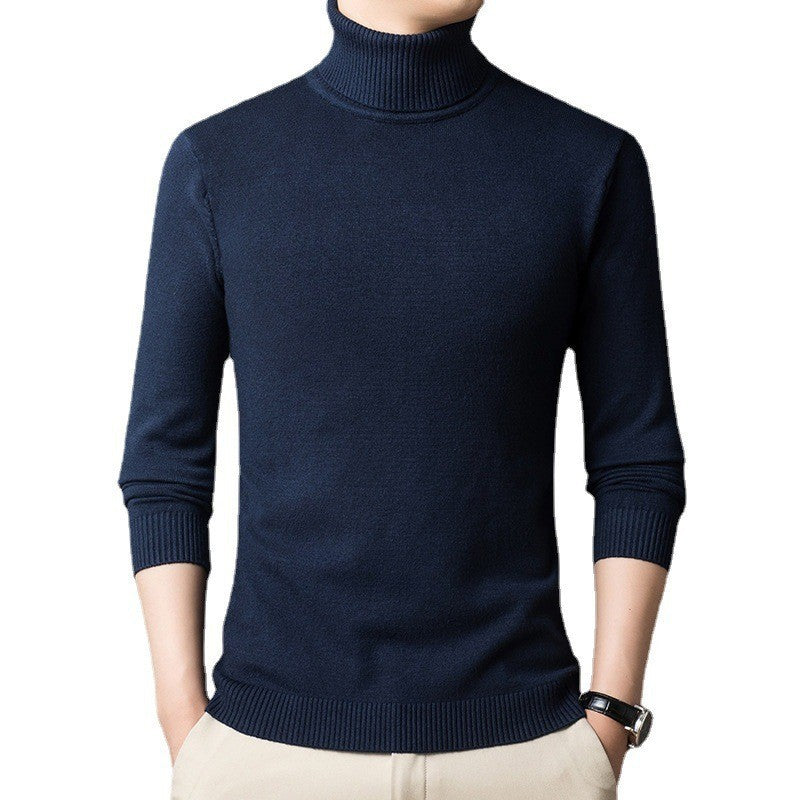 Herren figurbetonter Pullover mit Rollkragen Aliams